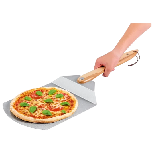 GRILL MEISTER Pizza Peel with Folding Beech Handle