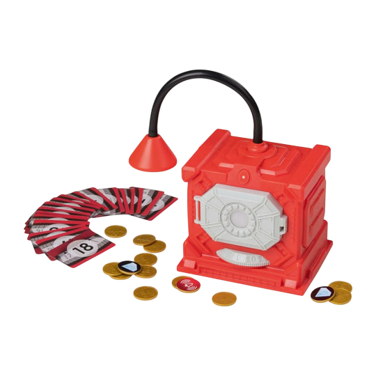 Playtive Escape Games Safe Breaker — 39-Piece Escape Board Game with Sound and Light, Age 6+, 1–4 Players