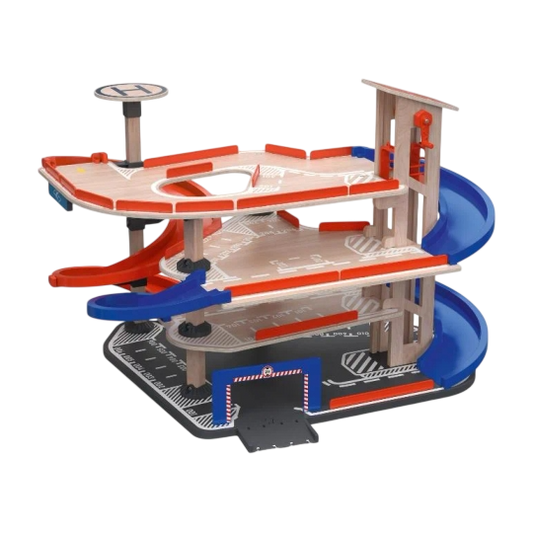 Playtive Wooden Parking Garage (Parkhaus) — Multi-Level Car Play Set