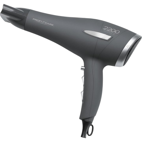 ProfiCare Profi-Haartrockner — 2200 W Professional Hair Dryer, 3 Heat / 2 Speed, Soft Touch Housing