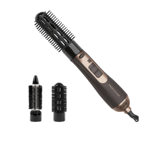 ProfiCare Warmluft-Lockenbürste — 800 W Hot Air Brush with Cool Style-Fix