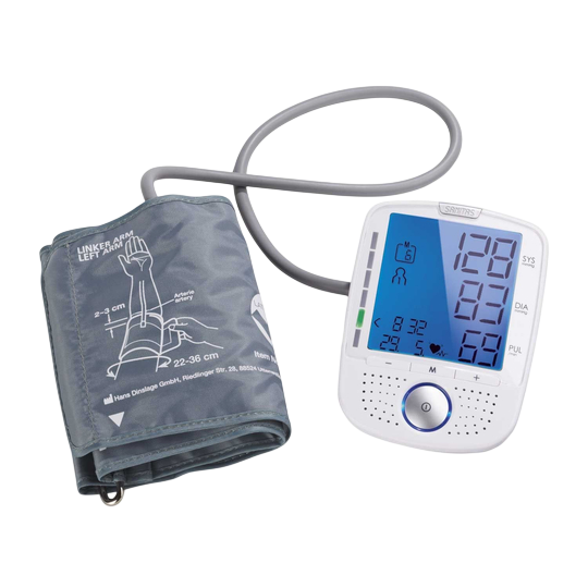 Sanitas SBM 52 — Upper Arm Blood Pressure Monitor with Large Display & Storage Case