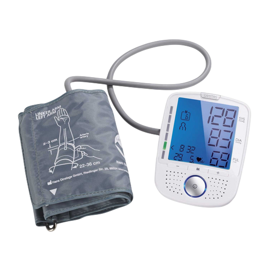 Sanitas SBM 52 — Upper Arm Blood Pressure Monitor with Large Display & Storage Case