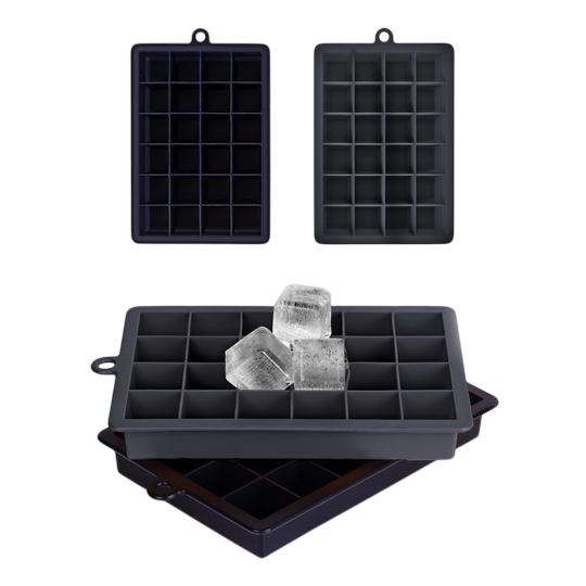 SilverCrest Bac à Glaçons — 5-Piece Ice Cube Tray Set, 2 Moulds for 36 Cubes Each