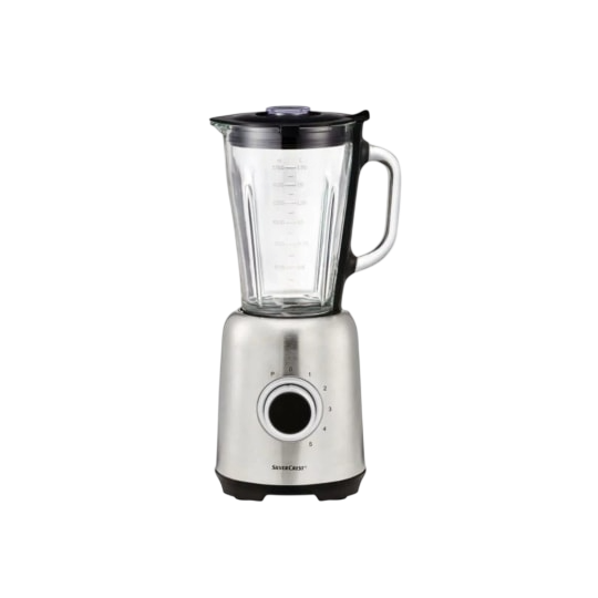 SilverCrest Blender 600W – 1.75L Stainless Steel Base Jug Blender