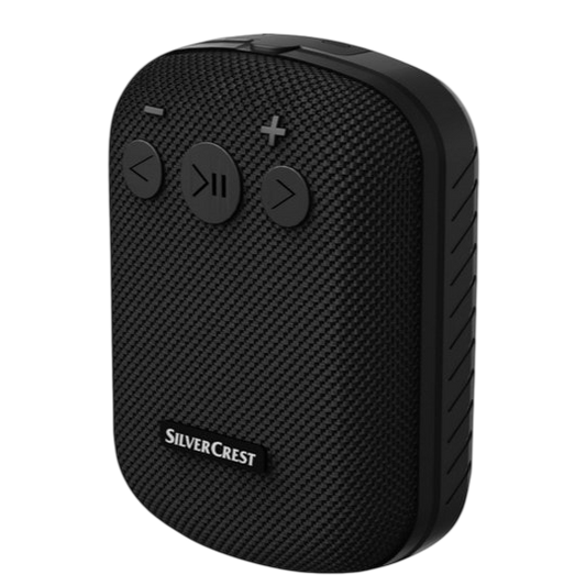 SilverCrest Bluetooth Bicycle Speaker – Waterproof 5W Outdoor Speaker
