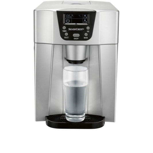 SilverCrest Ice Maker 130W – Countertop Automatic Ice Cube Machine