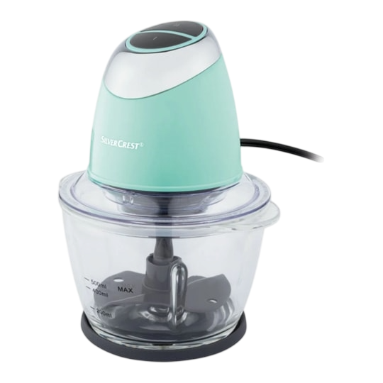 SilverCrest Multi-Chopper – Food Processor with Premium Glass Mixing Bowl
