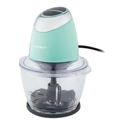 SilverCrest Multi-Chopper – Food Processor with Premium Glass Mixing Bowl