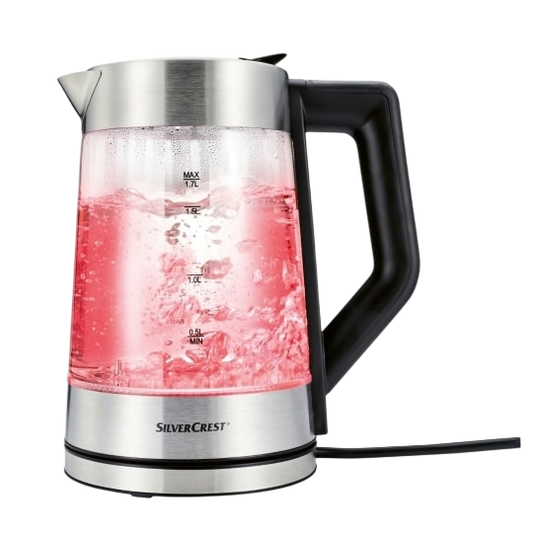 SilverCrest Premium Digital Glass Kettle – 1.7L Temperature Control Kettle
