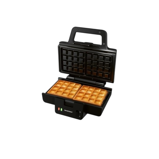 SilverCrest XXL Waffle Maker – Deep Belgian Waffle Iron with ILAG Plates