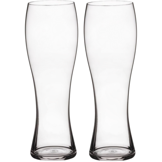 Spiegelau Weizenbierglas Set of 2 — Wheat Beer Glasses, German Crystal Glass