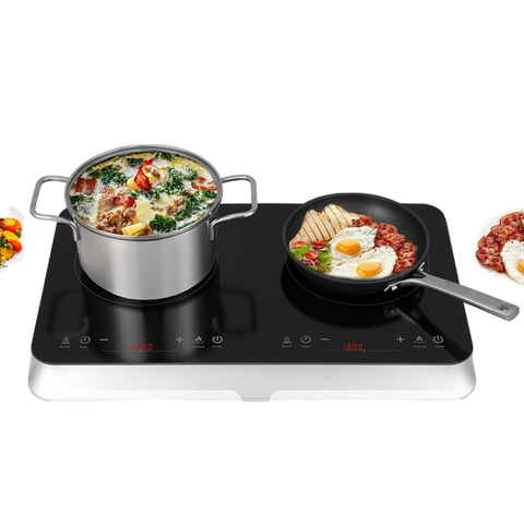 Switch On — Double Induction Hob, 3500 W Total (2000 W + 1500 W)
