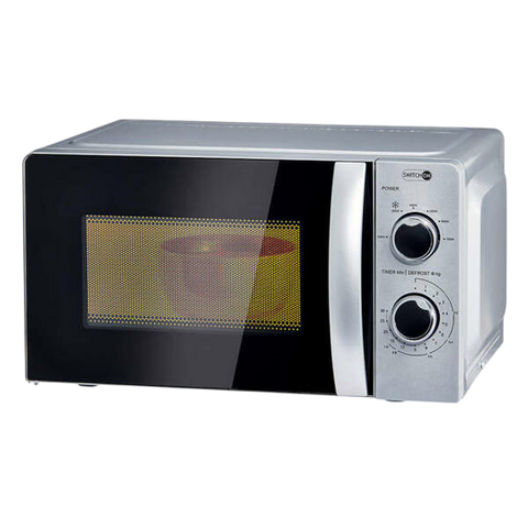Switch On Microwave 700 W — 20 L Solo Microwave with Defrost & Timer