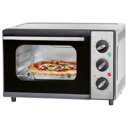 Switch On Mini Backofen — 14 L Mini Oven, 1300 W, Baking, Reheating & Grilling